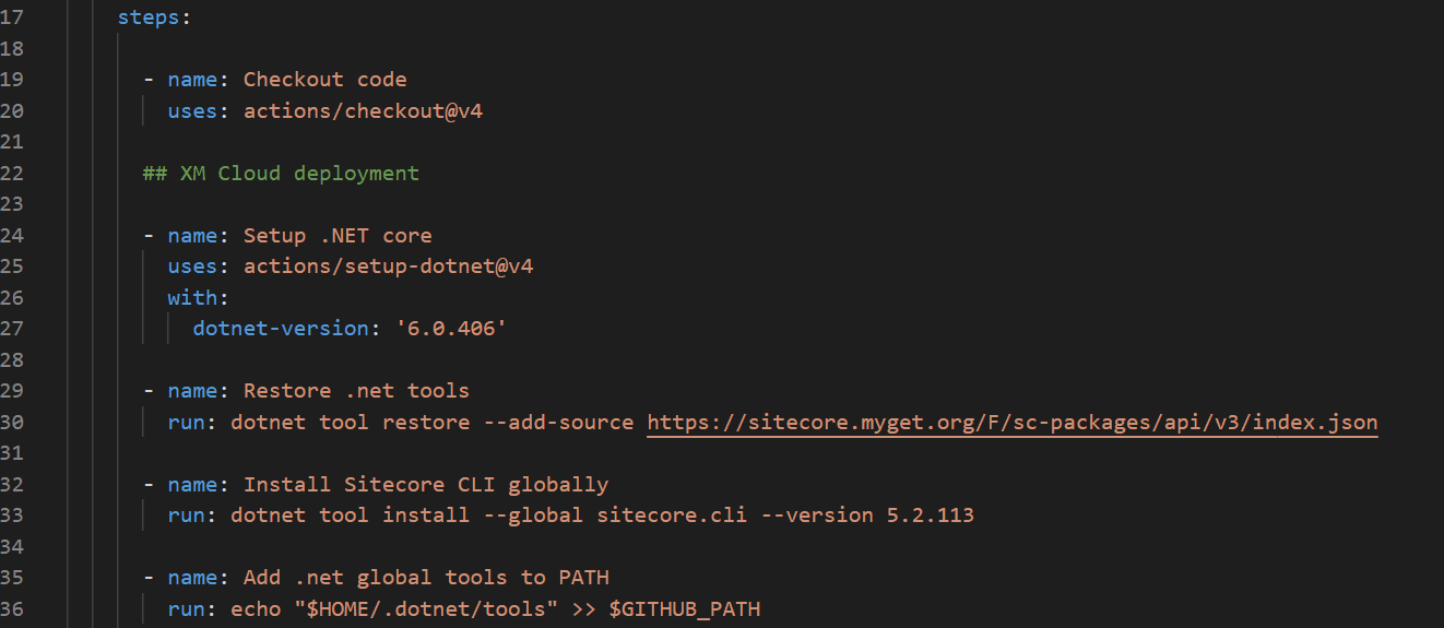 XM Cloud Dependencies